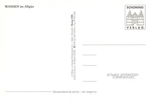 AK / Ansichtskarte Wangen_Allgaeu Frauentor Pfaffenturm Rathaus Martinstor Wangen Allgaeu