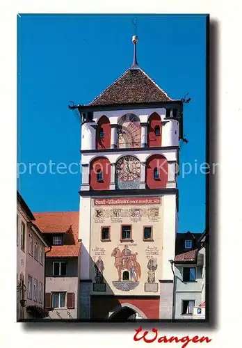 AK / Ansichtskarte Wangen_Allgaeu St Martins Tor Wangen Allgaeu