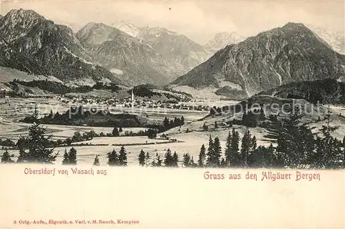 AK / Ansichtskarte Oberstdorf Panorama Oberstdorf