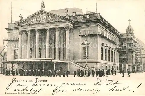 AK / Ansichtskarte Berlin Opernhaus Berlin