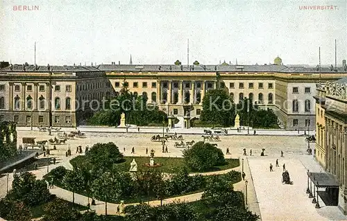 AK / Ansichtskarte Berlin Universitaet Berlin