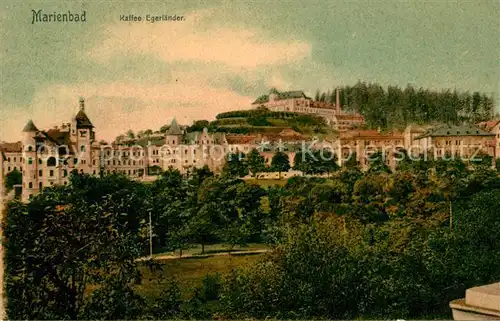 AK / Ansichtskarte Marienbad_Tschechien_Boehmen Kaffee Egerlaender Marienbad_Tschechien