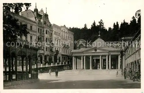 AK / Ansichtskarte Marienbad_Tschechien_Boehmen Kreuzbrunnen Marienbad_Tschechien