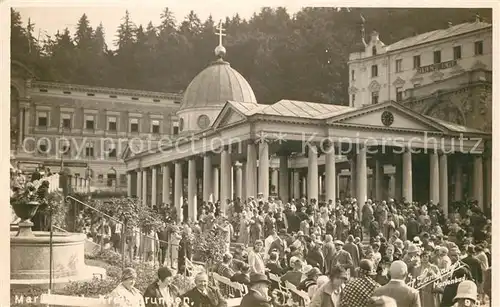 AK / Ansichtskarte Marienbad_Tschechien_Boehmen Kreuzbrunnen Marienbad_Tschechien