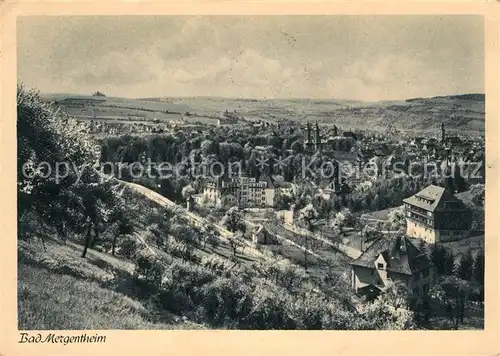 AK / Ansichtskarte Bad_Mergentheim Panorama Bad_Mergentheim
