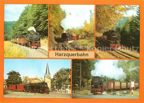 AK / Ansichtskarte Lokomotive Harzquerbahn  Lokomotive