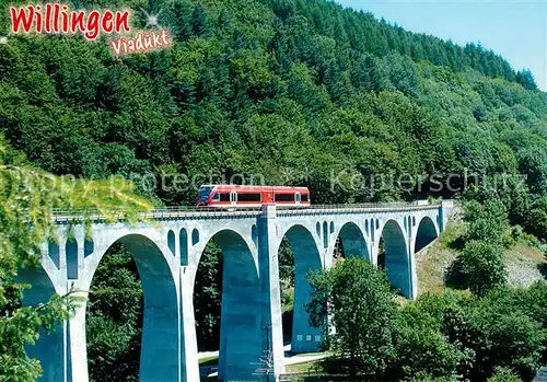 AK / Ansichtskarte Eisenbahn Willingen Viadukt  Eisenbahn