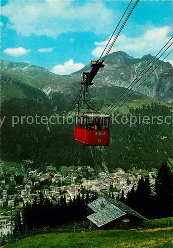 AK / Ansichtskarte Seilbahn Braemabueel Jakobshorn Schatzalp Schiahoerner  Seilbahn