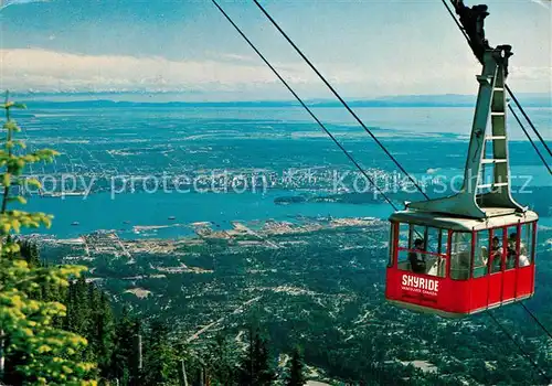 AK / Ansichtskarte Seilbahn Grouse Mountain Skyride North Vancouver Canada  Seilbahn