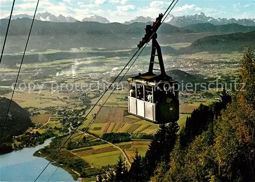 AK / Ansichtskarte Seilbahn Kanzelbahn Ossiachersee Villach Julische Alpen Seilbahn