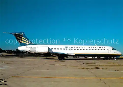 AK / Ansichtskarte Flugzeuge_Zivil Impulse Airlines B 717 2K9 VH IMD c n 55055 Flugzeuge Zivil