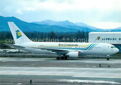 AK / Ansichtskarte Flugzeuge_Zivil Aero Continente B 767 219 ER CC CJP c n 24150 Flugzeuge Zivil