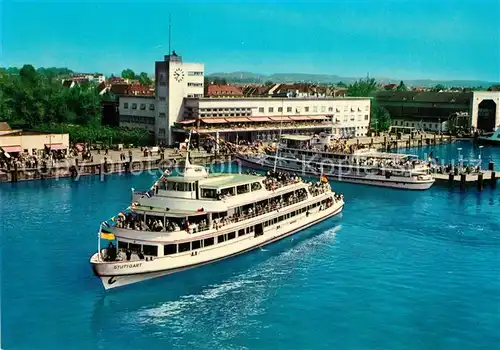 AK / Ansichtskarte Motorschiffe Stuttgart Friedrichshafen Bodensee  Motorschiffe