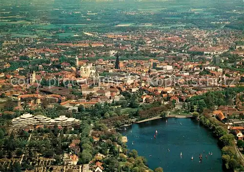 AK / Ansichtskarte Muenster_Westfalen Fliegeraufnahme Muenster_Westfalen