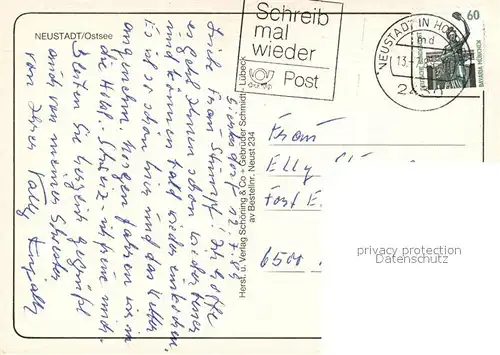 AK / Ansichtskarte Neustadt_Holstein Stadttor Neustadt_Holstein