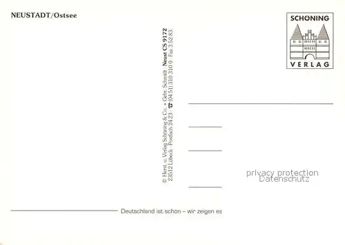 AK / Ansichtskarte Neustadt_Holstein Fliegeraufnahme Hafen Neustadt_Holstein