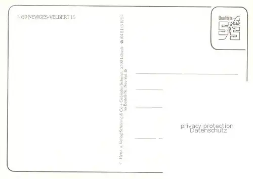 AK / Ansichtskarte Neviges_Velbert Fachwerk Kirchplatz Toenisheider Strasse Wallfahrtskirche Schloss Hardenberg Neviges Velbert