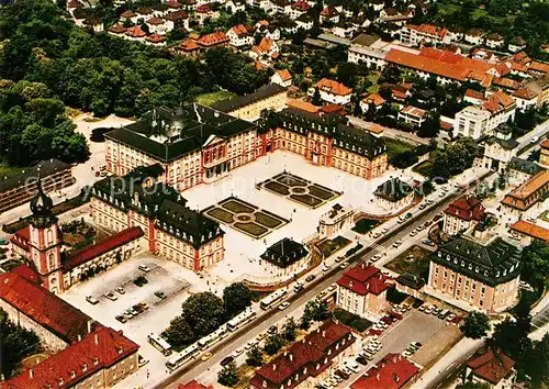 AK / Ansichtskarte Bruchsal Fliegeraufnahme Schloss Bruchsal