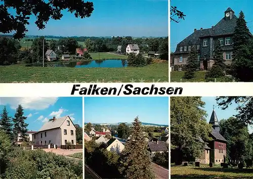 AK / Ansichtskarte Falken_Treffurt Muehlenweg Langengerger Hoehe Kapelle Falken Treffurt