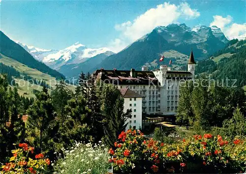 AK / Ansichtskarte Gstaad Palace Hotel Oldenhorn Staidenfluehe Gstaad