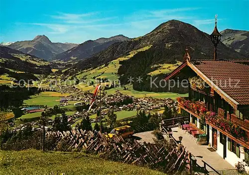 AK / Ansichtskarte Kirchberg_Tirol Filzerhof Gaisberg Brechhorn Venedigergruppe Kirchberg Tirol