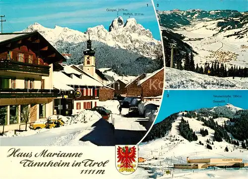 AK / Ansichtskarte Tannheim_Tirol Haus Marianne Winter Tannheim Tirol