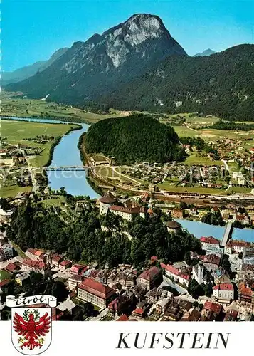 AK / Ansichtskarte Kufstein_Tirol Flugaufnahme Festung Kufstein_Tirol
