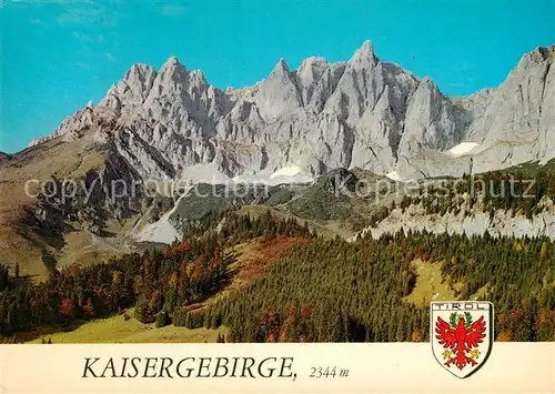 AK / Ansichtskarte Kaisergebirge Panorama Kaisergebirge