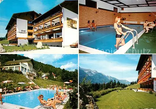 AK / Ansichtskarte Berg_Drautal Hotel Pension Glocknerhof Schwimmbad Berg Drautal