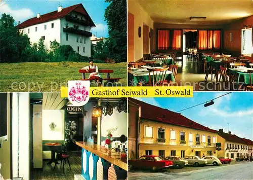 AK / Ansichtskarte Oswald_Freistadt_Sankt Gasthaus Seiwald Oswald_Freistadt_Sankt