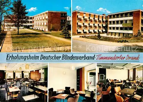 AK / Ansichtskarte Timmendorfer_Strand Erholungsheim Deutscher Blindenverband Timmendorfer_Strand