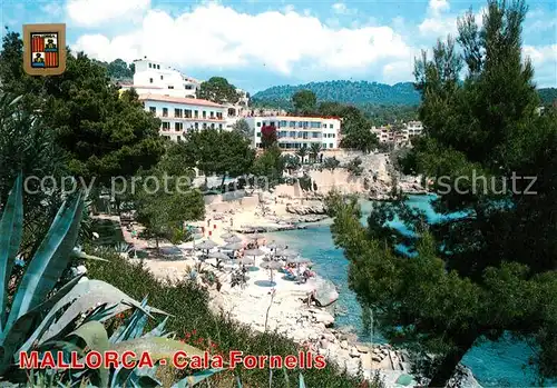 AK / Ansichtskarte Cala_Fornells Hotels Bucht Badestrand Cala_Fornells