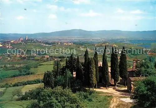 AK / Ansichtskarte San_Gimignano Veduta della Chiesa Romanica di Cellole San_Gimignano
