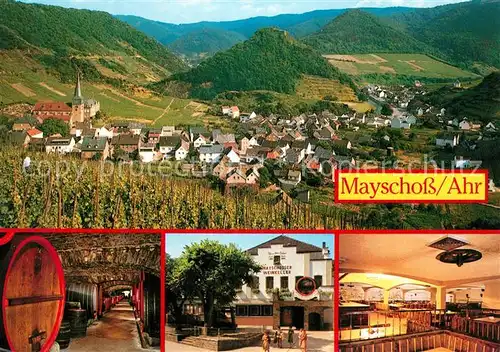 AK / Ansichtskarte Mayschoss Panorama Ahrtal Winzergenossenschaft Weinkeller Mayschoss
