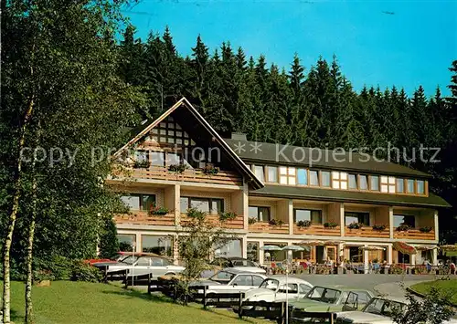 AK / Ansichtskarte Fredeburg_Schmallenberg Hotel Pension Klein Kleins Wiese Fredeburg_Schmallenberg