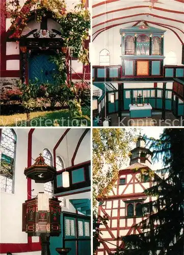 AK / Ansichtskarte Stumpertenrod Evangelische Kirche Vogelsberg Fachwerkkirche 17. Jhdt. Stumpertenrod