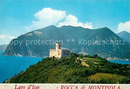 AK / Ansichtskarte Lago_d_Iseo Rocca di Montisola Lago_D_Iseo