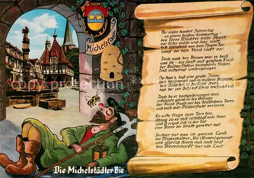 AK / Ansichtskarte Michelstadt Die Michelstaedter Bie Michelstadt