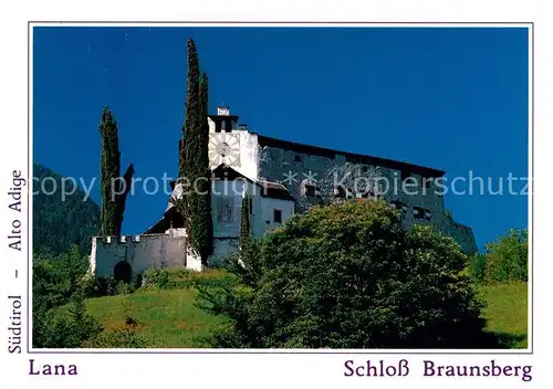 AK / Ansichtskarte Lana_Meran Schloss Braunsberg Lana_Meran