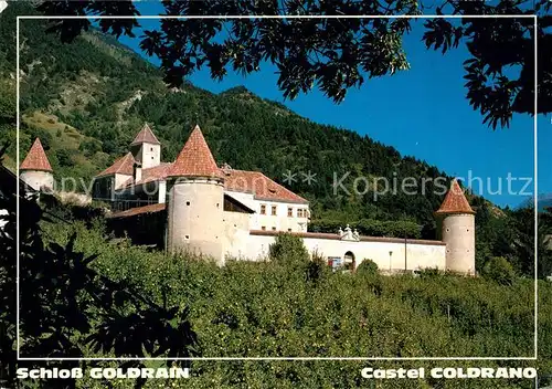 AK / Ansichtskarte Goldrain_Vinschgau Schloss Goldrain Goldrain Vinschgau