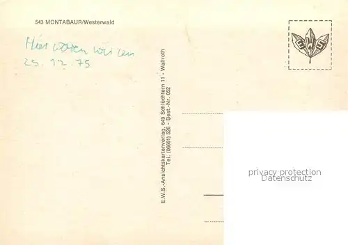 AK / Ansichtskarte Montabaur_Westerwald Kirchstr Autobahnraststaette Schloss Rathaus Markt Hotel Hallenbad Montabaur_Westerwald