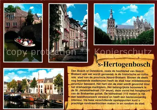 AK / Ansichtskarte S Hertogenbosch Kanaele St Janskathedraal S Hertogenbosch