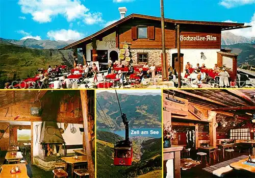 AK / Ansichtskarte Zell_See Restaurant Hochzeller Alm  Zell_See