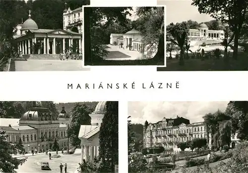 AK / Ansichtskarte Marianske_Lazne Sanatorium Kurhaus Wandelhalle Marianske_Lazne
