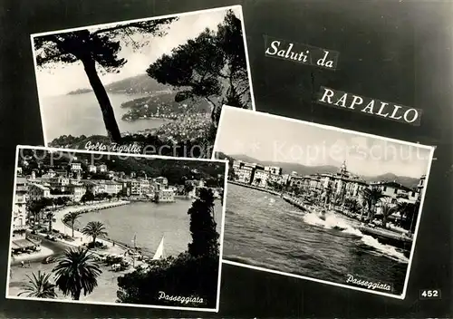 AK / Ansichtskarte Rapallo Golfo Tigullio Passeggiata  Rapallo