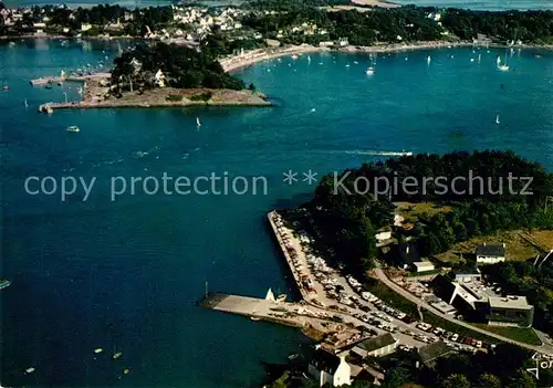 AK / Ansichtskarte Port_Blanc Fliegeraufnahme Golfe du Morbihan Port_Blanc