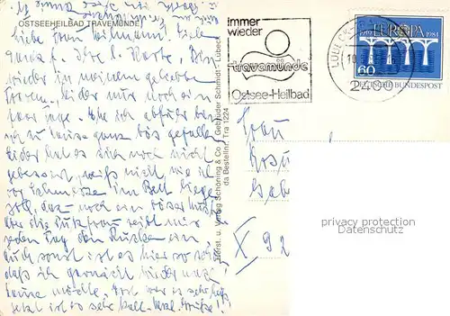 AK / Ansichtskarte Travemuende_Ostseebad Hafen Strand Travemuende_Ostseebad