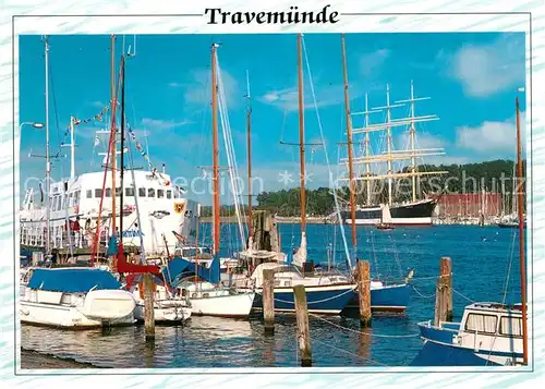 AK / Ansichtskarte Travemuende_Ostseebad Hafen Travemuende_Ostseebad