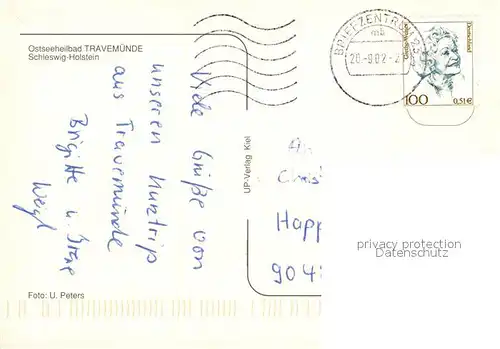 AK / Ansichtskarte Travemuende_Ostseebad Fliegeraufnahme  Kurhaus Segelschiff Strand Silja Line Travemuende_Ostseebad