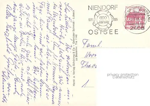 AK / Ansichtskarte Travemuende_Ostseebad Strand Hafen Promenade Travemuende_Ostseebad